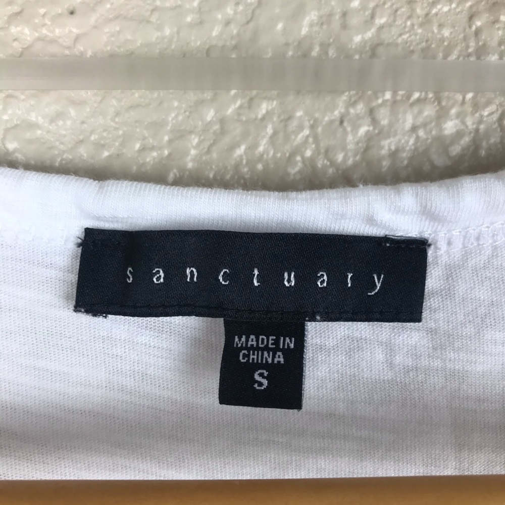 Anthropologie | Sanctuary Gia Ruffle Trim Tee - Picture 5 of 7
